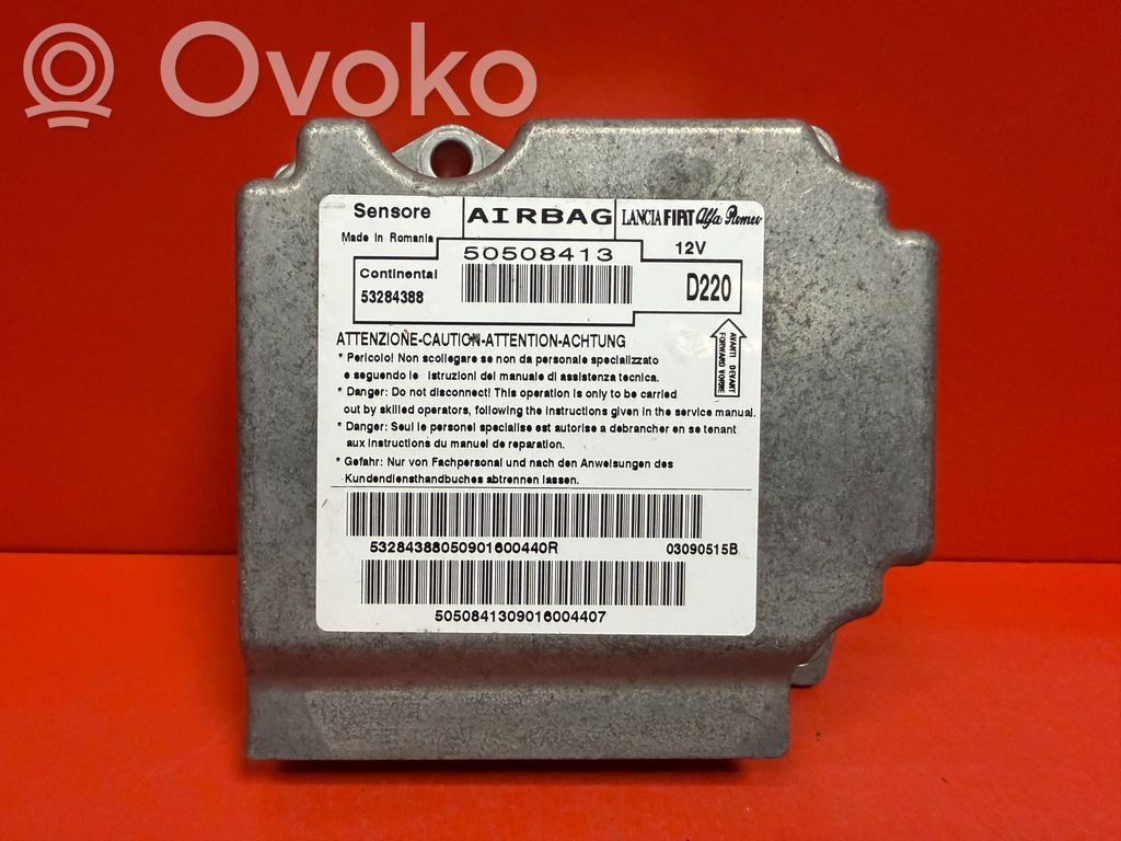 Alfa Romeo Mito Module de contrôle airbag 