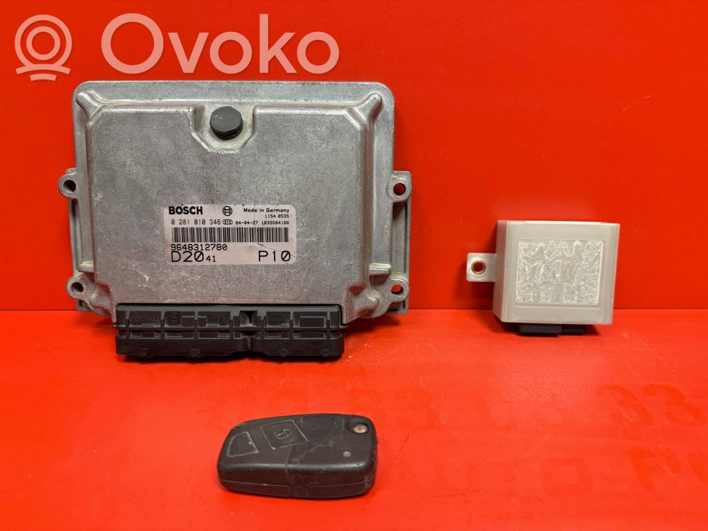 Peugeot Boxer Engine ECU kit and lock set 
