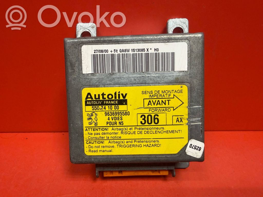 Peugeot 306 Airbag control unit/module 