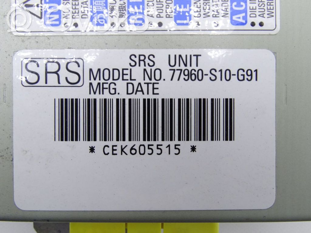 Honda CR-V Sterownik / Moduł Airbag 