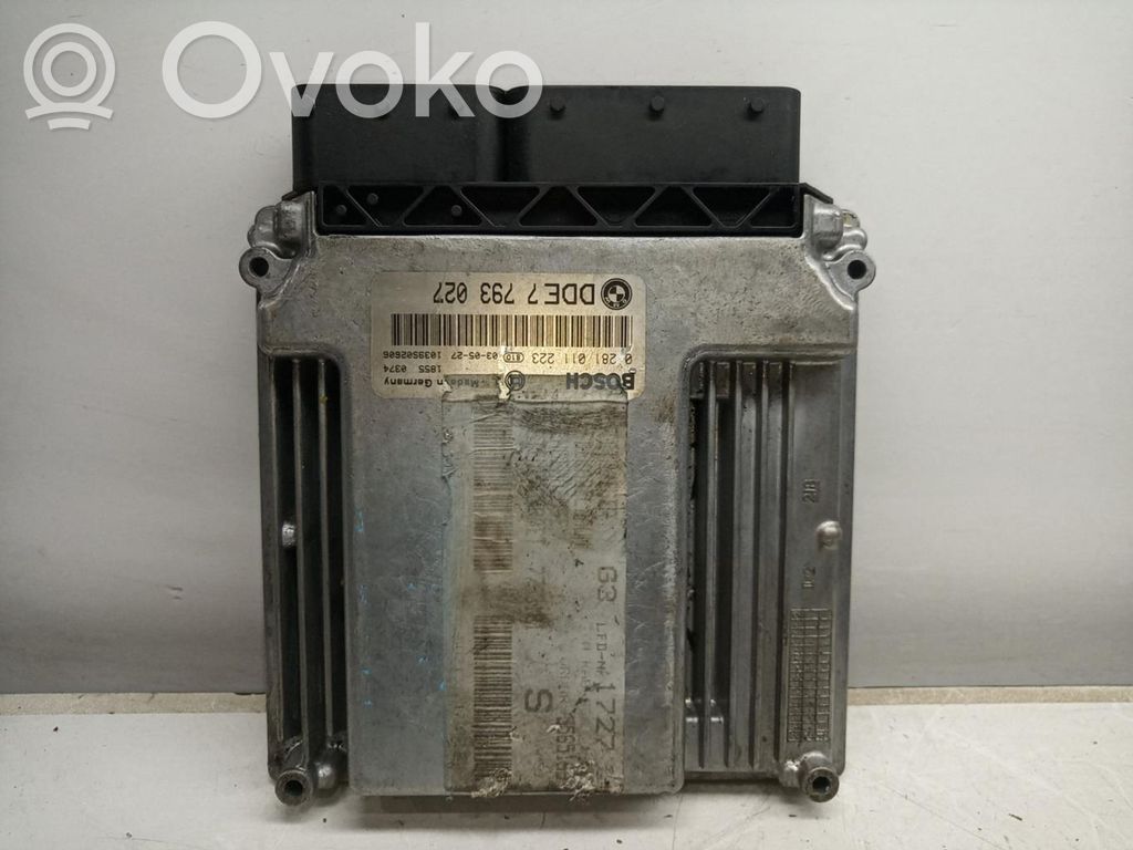 BMW 3 E46 Engine control unit/module ECU 