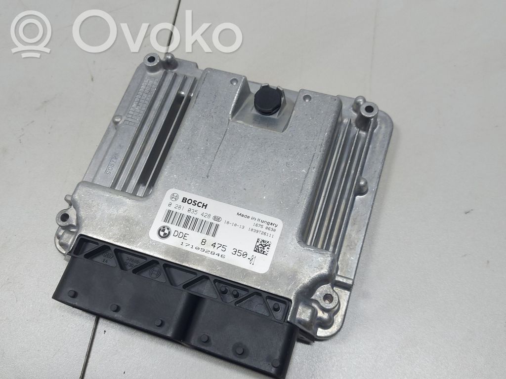 BMW 3 F30 F35 F31 Engine control unit/module 