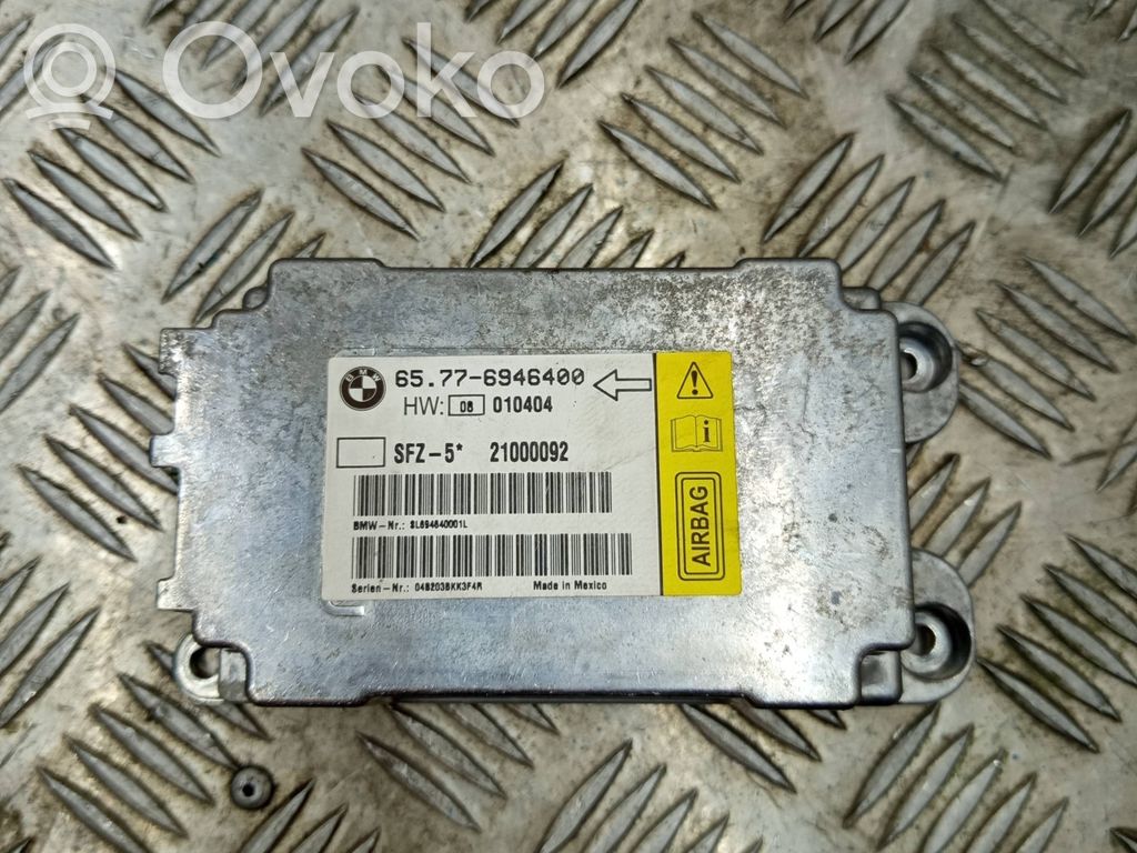 BMW 5 E60 E61 Module de contrôle airbag 