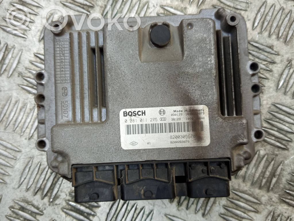 Engine control unit/module   0281011275,8200305678,8200269879