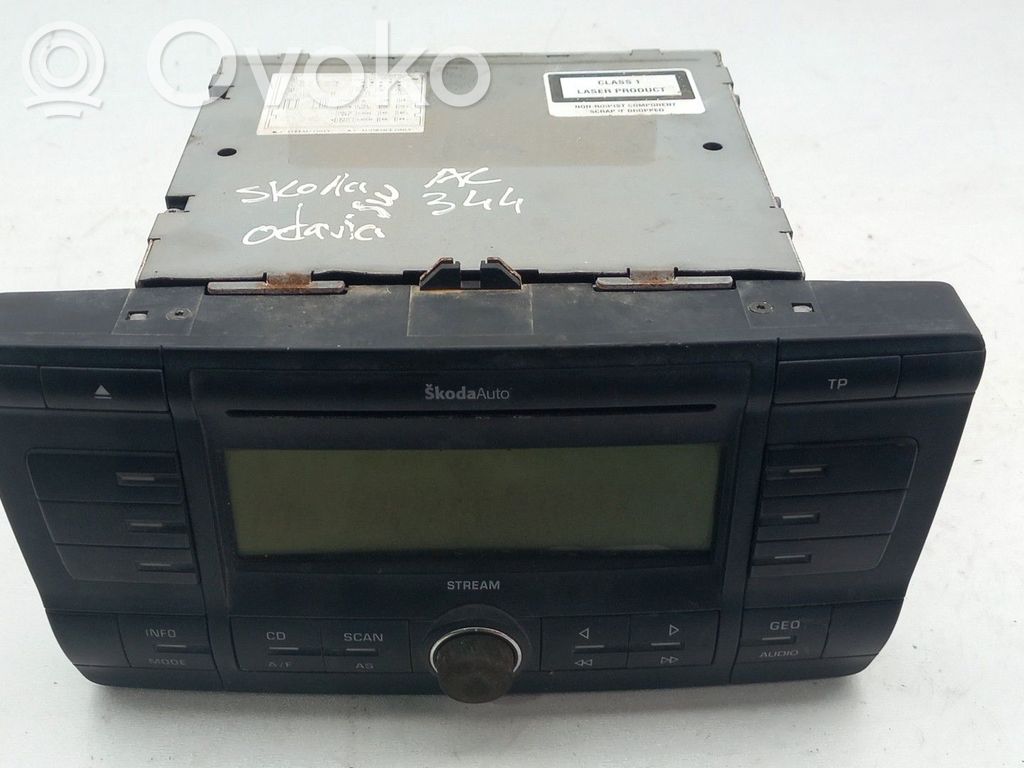 Skoda Octavia Mk2 (1Z) Unità principale autoradio/CD/DVD/GPS