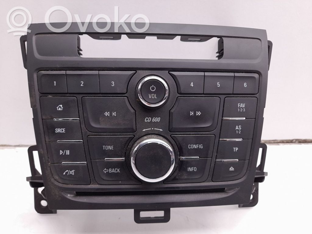 Opel Zafira C Unidad delantera de radio/CD/DVD/GPS 