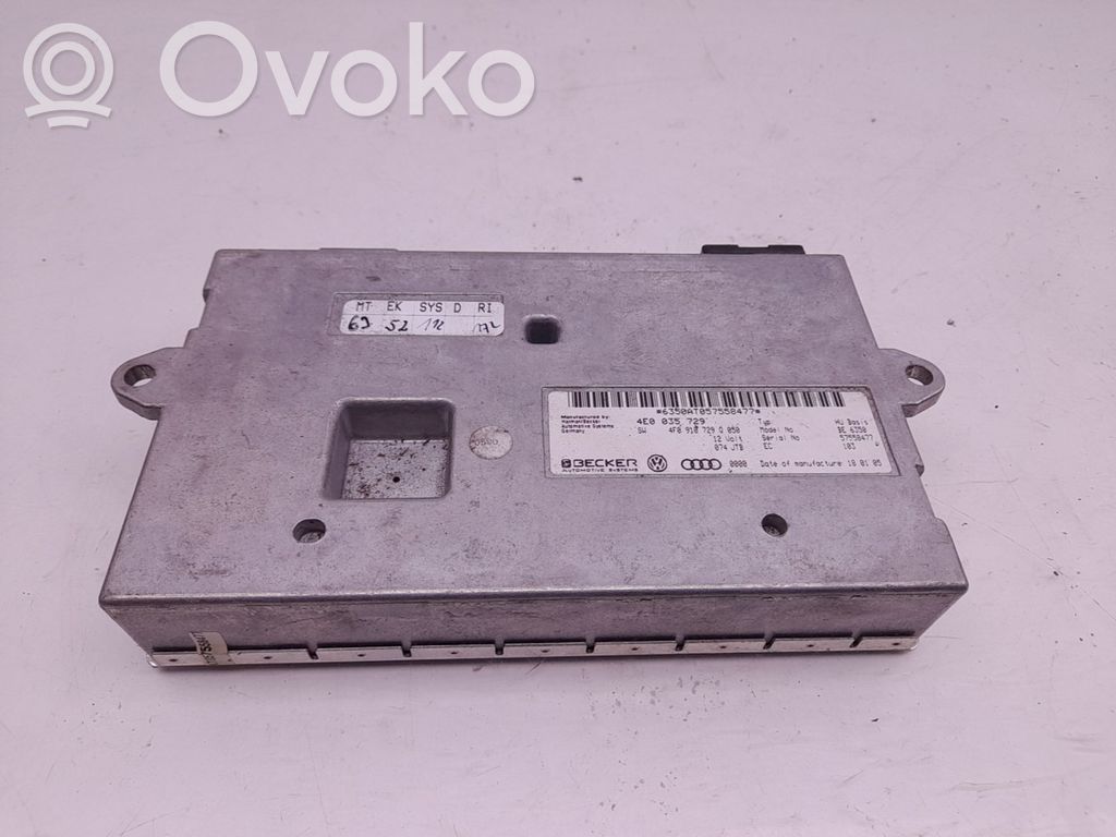 Steuergerät GPS Navigation   4E0035729