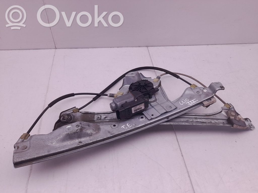 Renault Clio III Meccanismo di sollevamento del finestrino anteriore senza motorino