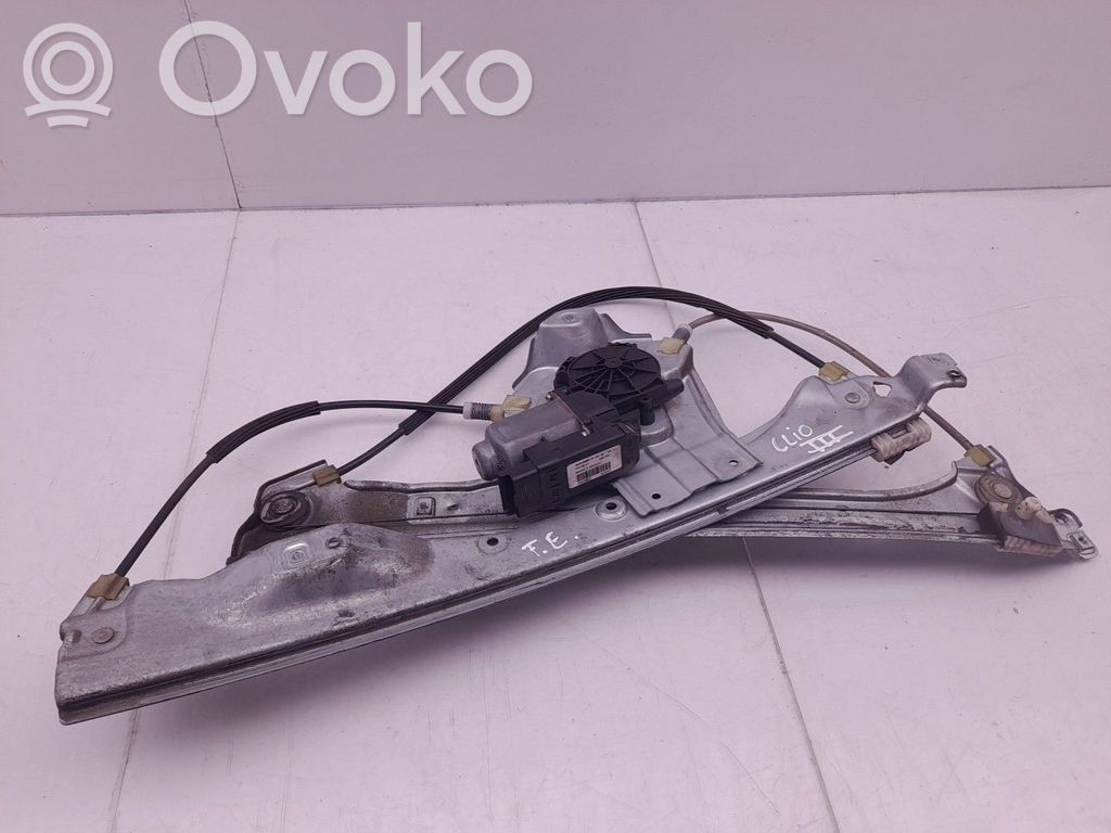 Renault Clio III Mécanisme de lève-vitre avant sans moteur