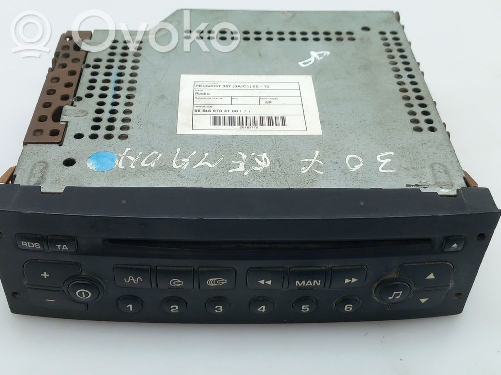 Panel / Radioodtwarzacz CD/DVD/GPS   96545978XT00