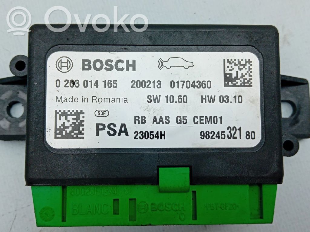 Pysäköintitutkan (PCD) ohjainlaite/moduuli   9824532180