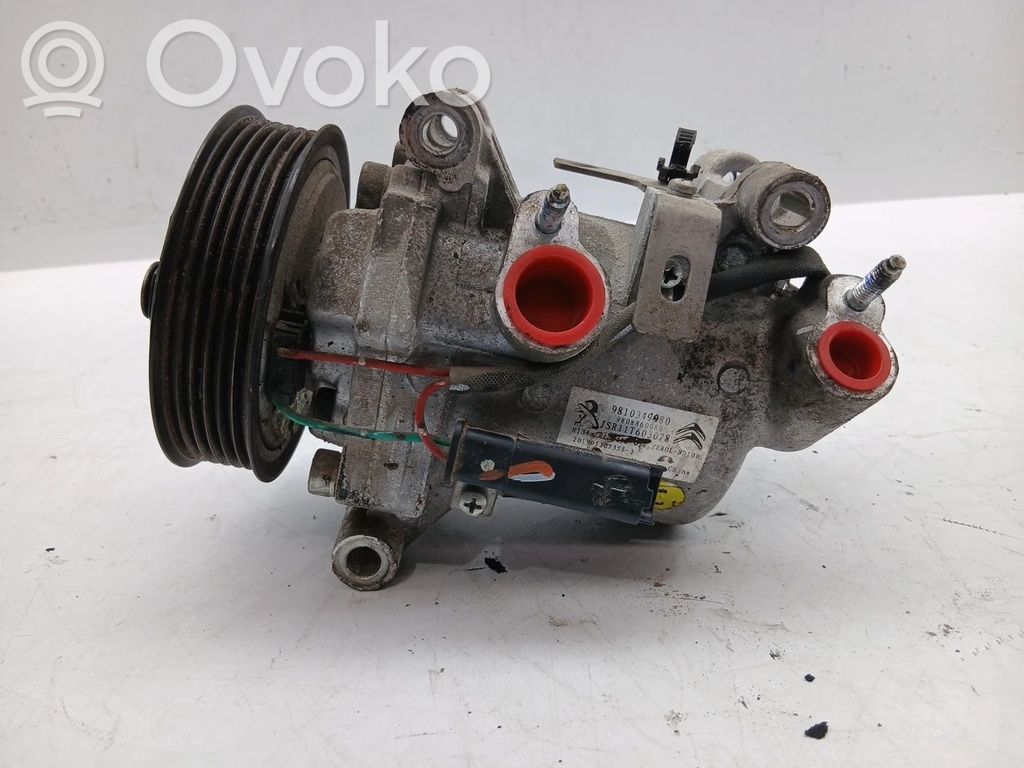 Air conditioning (A/C) compressor (pump)   9810349980,1617989180,1636462980,1638946180,1666721980,95527150,9676011680,9806599380,9808860080,9810349980,9814865380,9814865680,9827596080,9827596380,9830148880,9830148980,9833706280,9850433280,SU001A7274,SU001A7752