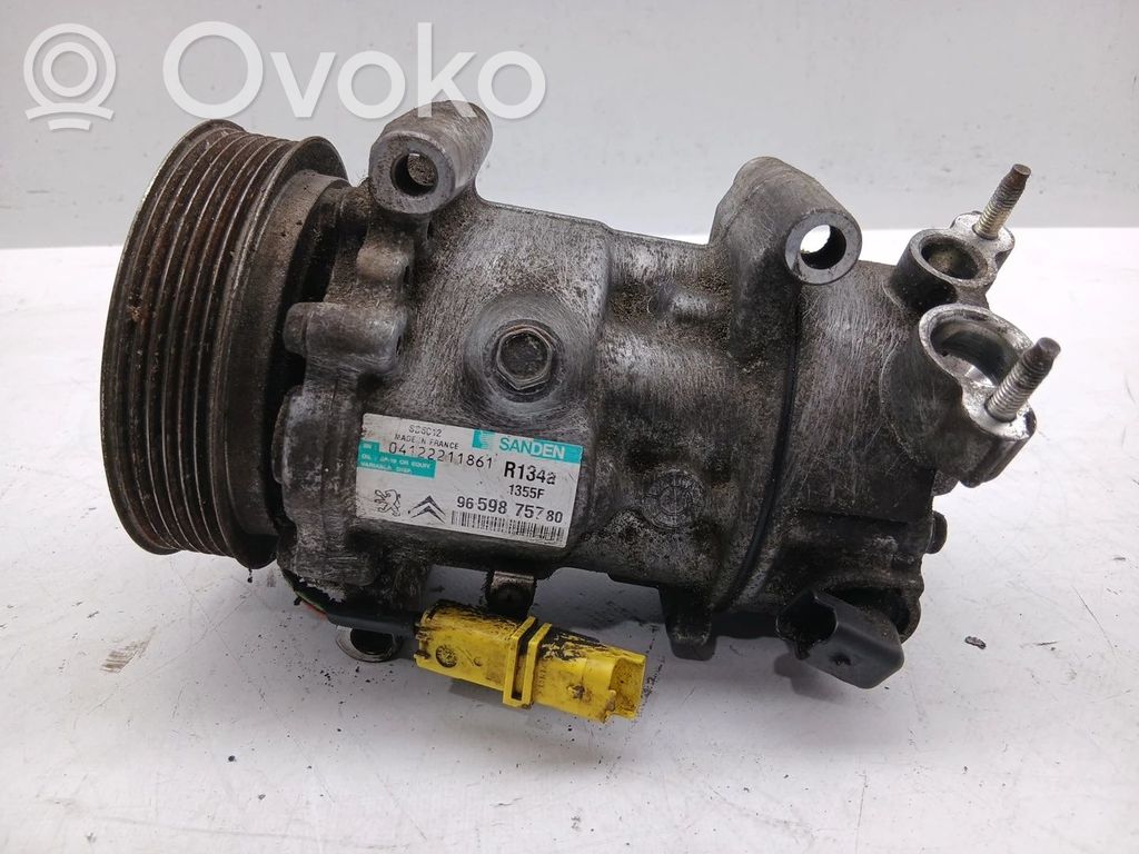 Ilmastointilaitteen kompressorin pumppu (A/C)   9659875780