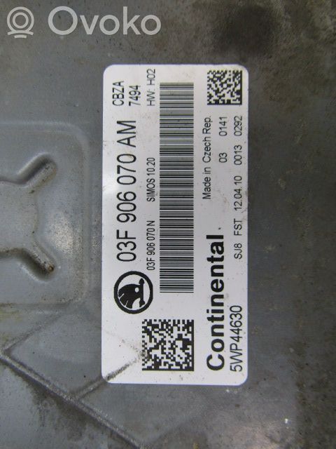 Skoda Fabia Mk2 (5J) Engine control unit/module ECU 