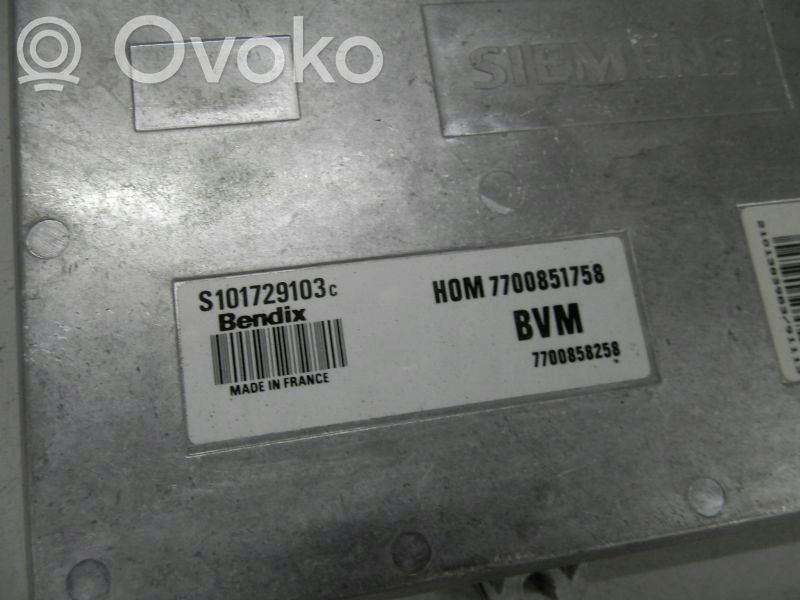 Engine control unit/module ECU   7700851758,7700851758