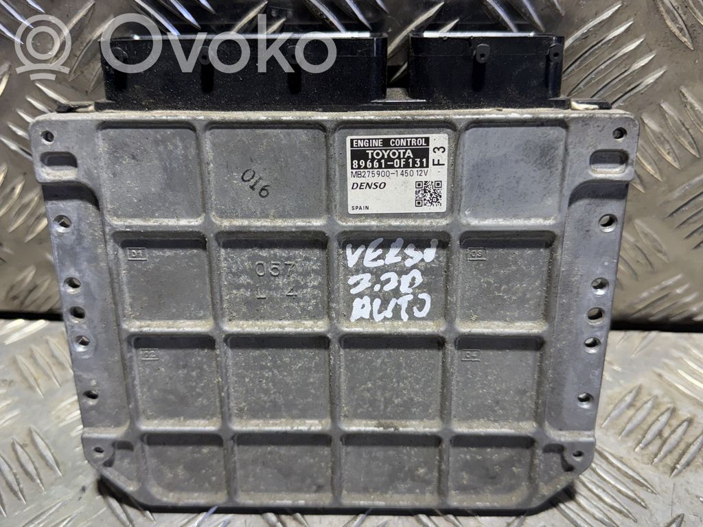 Toyota Verso Engine control unit/module 