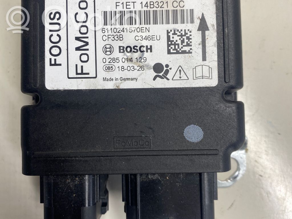 Airbag control unit/module   F1ET14B321CC,0285014129,6110241570EN
