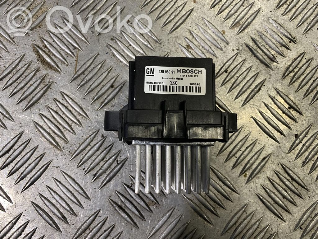Opel Insignia A Heater blower fan relay 