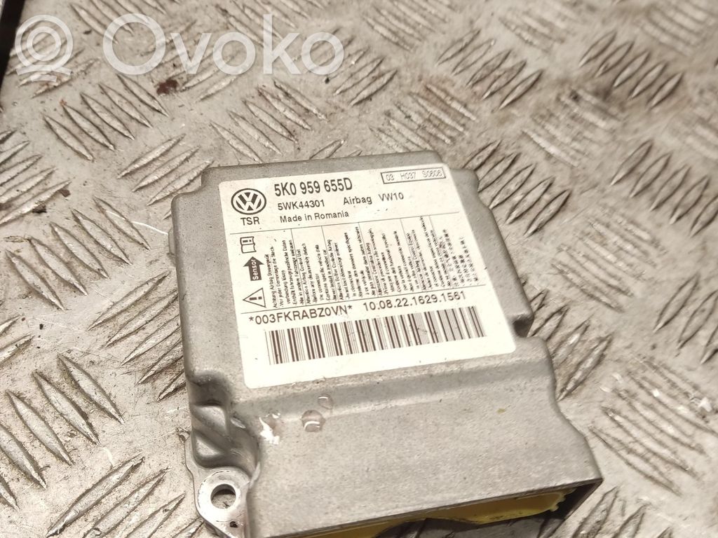 Volkswagen Golf VI Airbag control unit/module 
