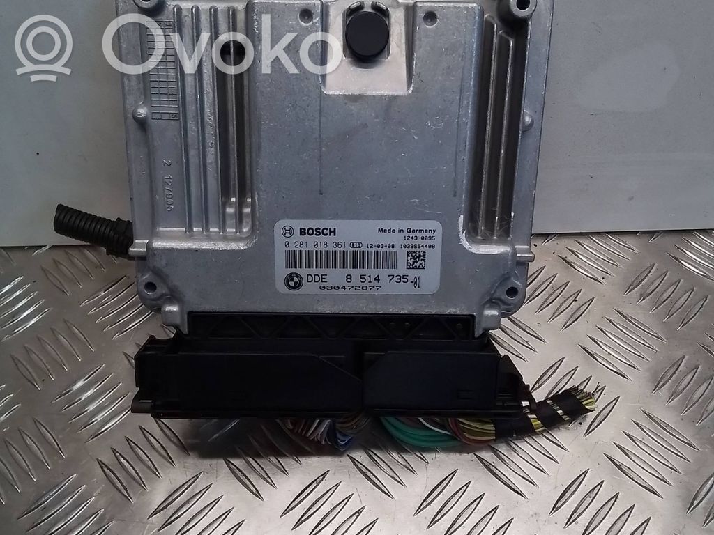 BMW 1 F20 F21 Dzinēja vadības bloks 