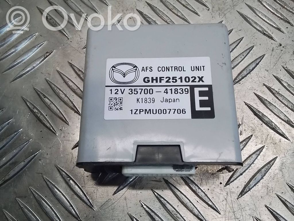 Mazda 6 Other control units/modules 