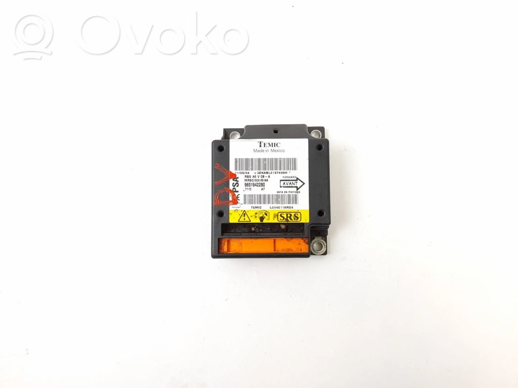 Airbag control unit/module   9651942280,RBGA6V08A,MRSCG318A6