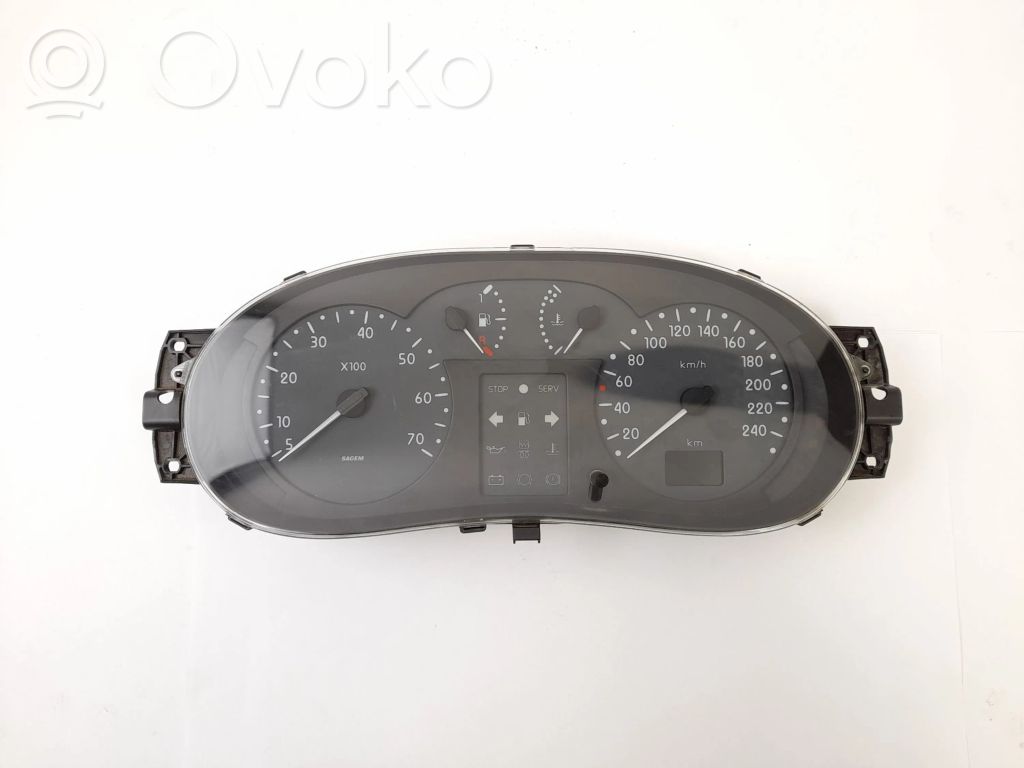 Renault Clio II Speedometer (instrument cluster) 