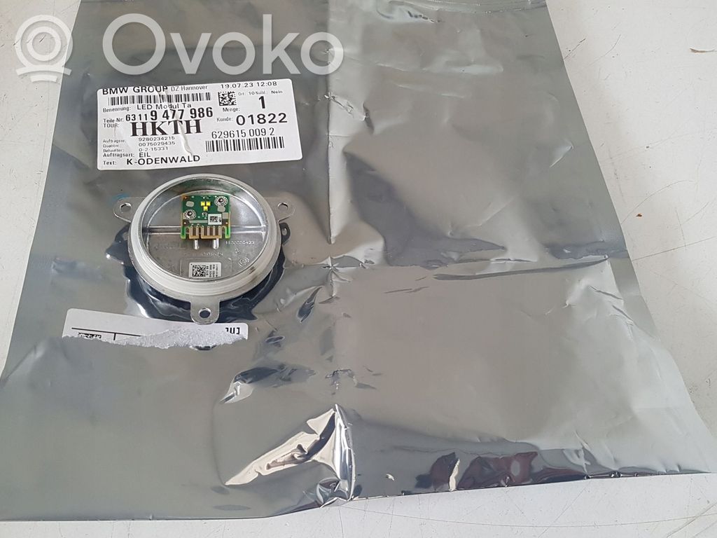 BMW X5 G05 Módulo de control de balasto LED 