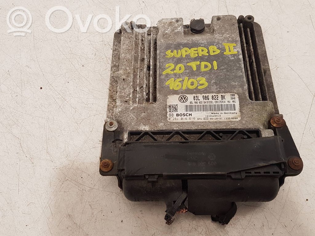 Skoda Superb B6 (3T) Engine control unit/module 