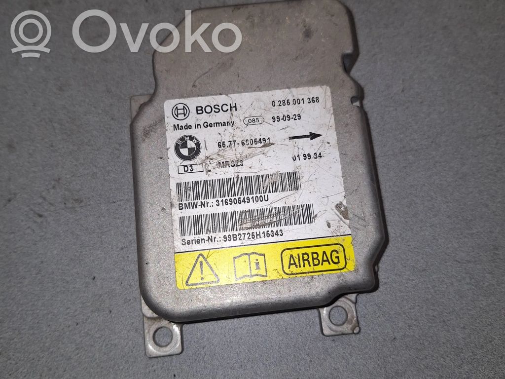 BMW 3 E46 Airbag control unit/module 