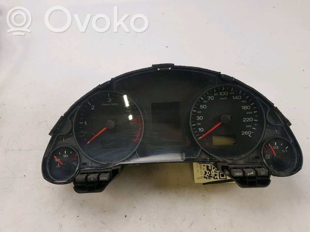 Audi A4 S4 B7 8E 8H Nopeusmittari (mittaristo) 