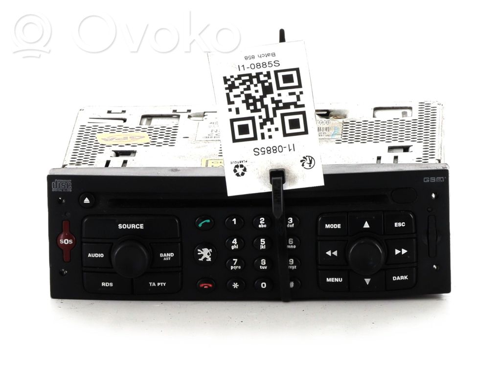 Peugeot 307 Panel / Radioodtwarzacz CD/DVD/GPS 