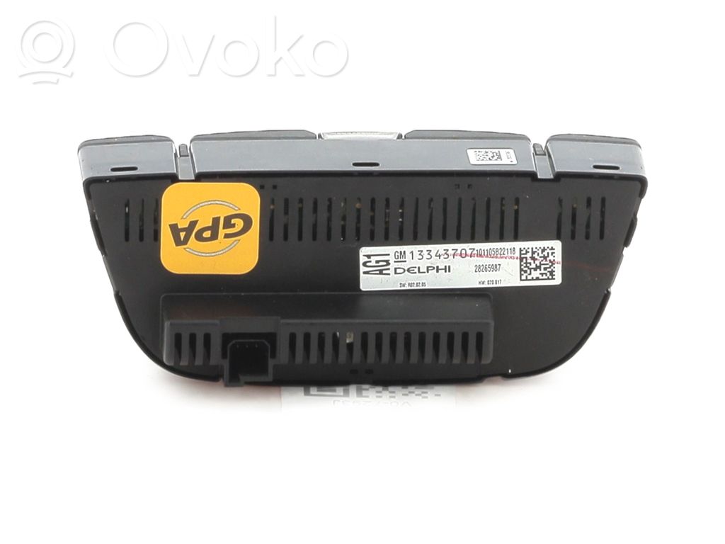 Opel Meriva B Panel klimatyzacji 