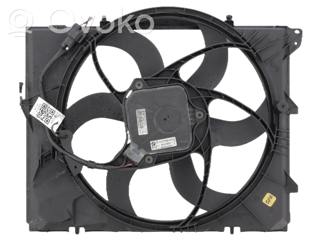 BMW 3 E90 E91 Elektrisks radiatoru ventilators 