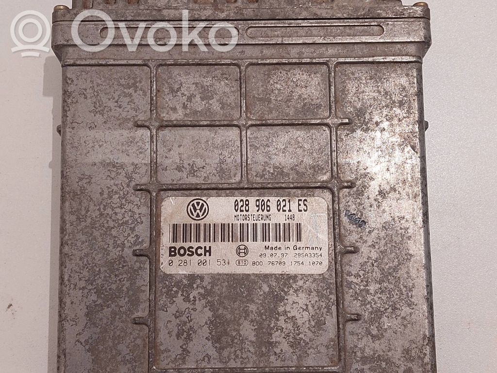 Engine control unit/module   028906021ES,28SA3354,0281001534