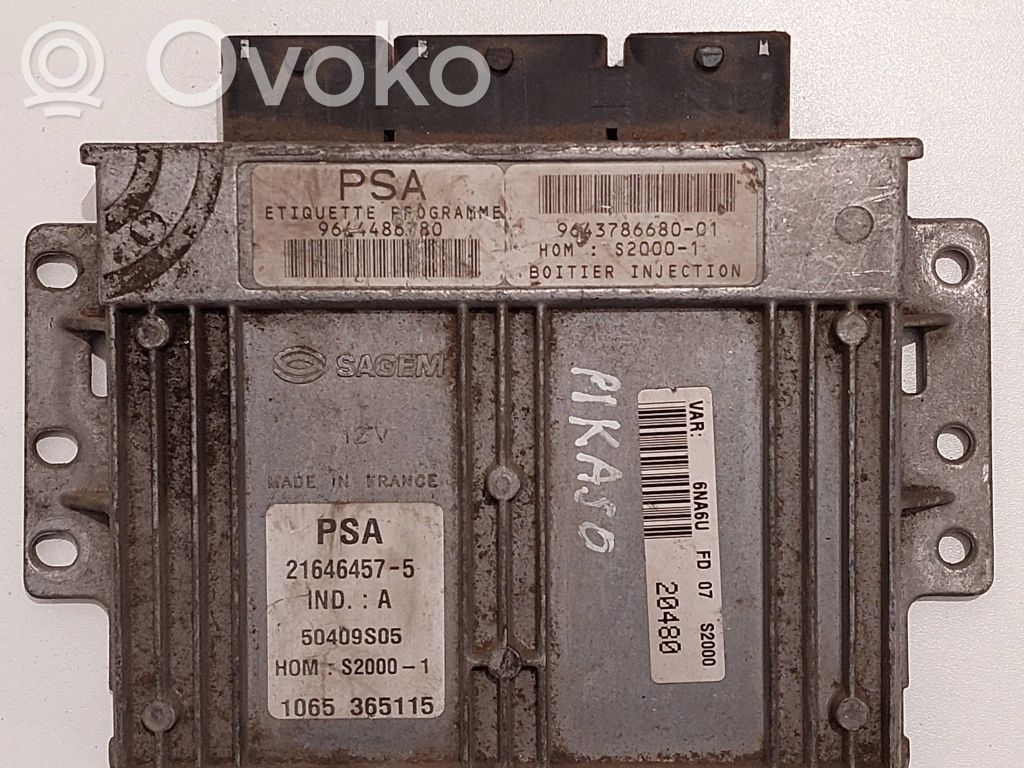 Citroen Xsara Picasso Engine control unit/module 