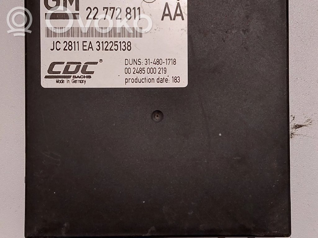 Opel Astra J Other control units/modules 