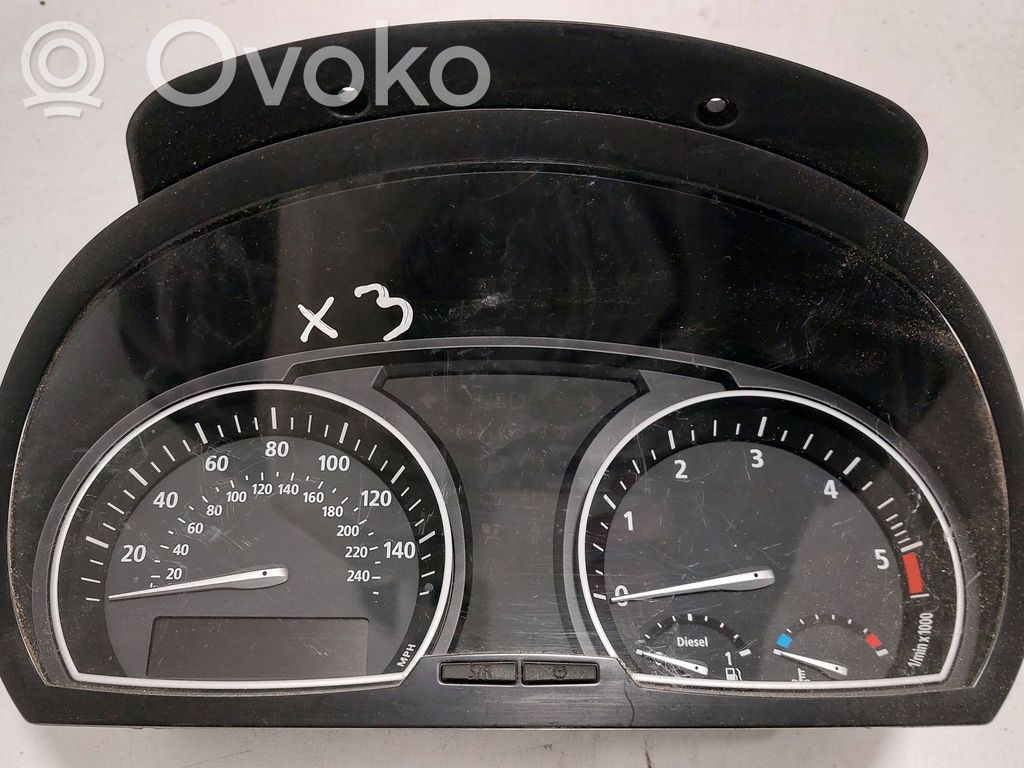 BMW X3 E83 Speedometer (instrument cluster) 