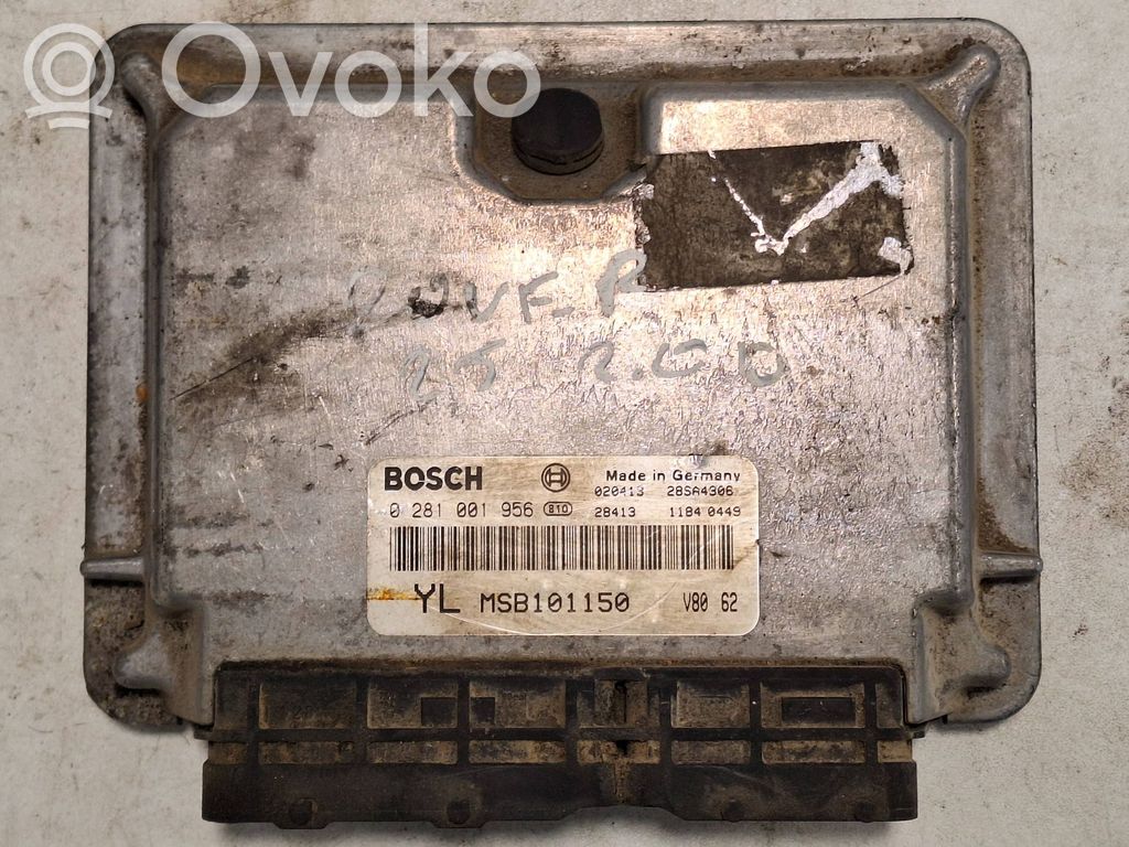 Engine control unit/module   YLMSB101150,28SA4306,0281001956