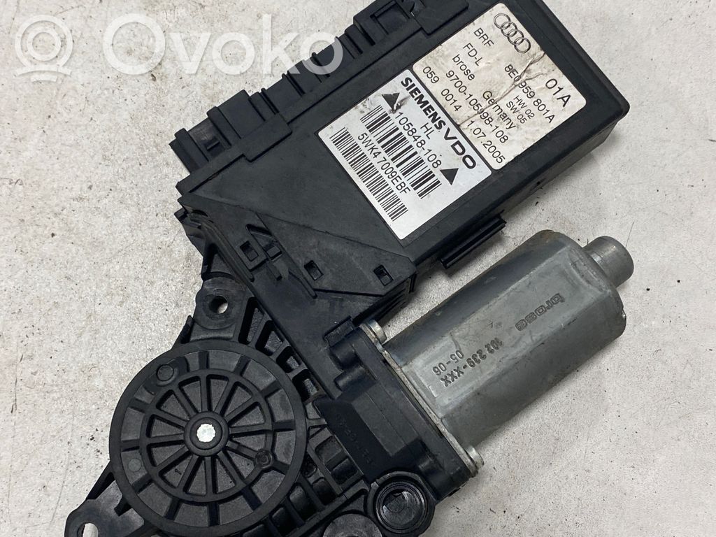 Audi A4 S4 B7 8E 8H Silniczek podnoszenia szyby drzwi tylnych 