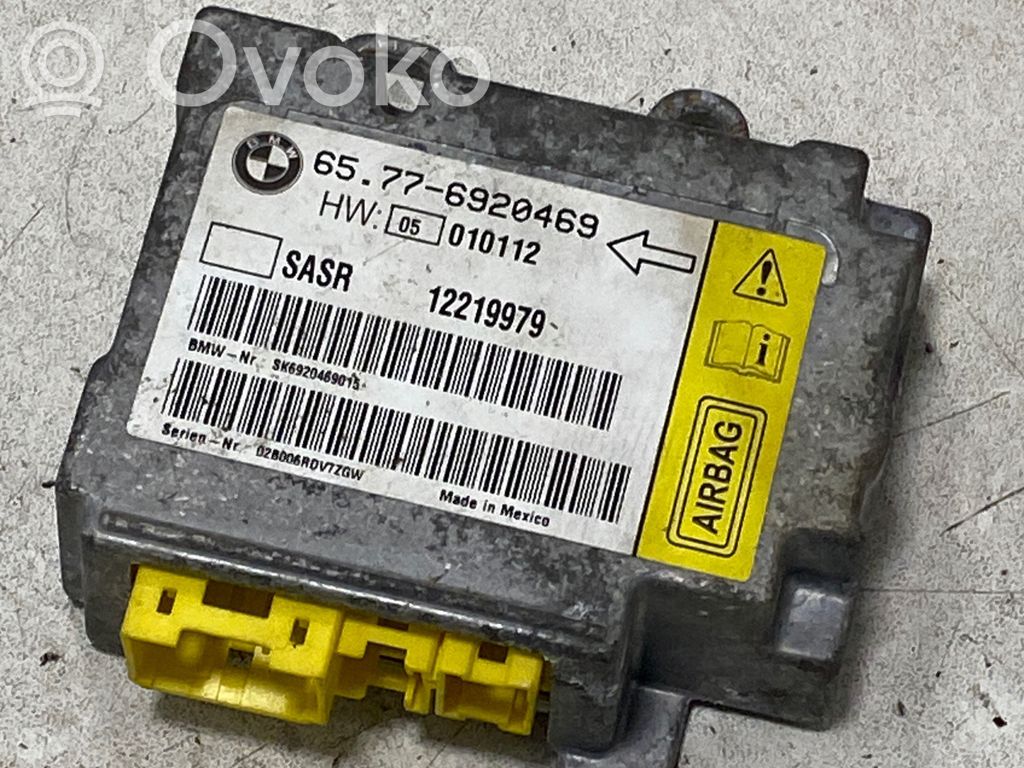 Module de contrôle airbag   65776920469,12219979,6920469