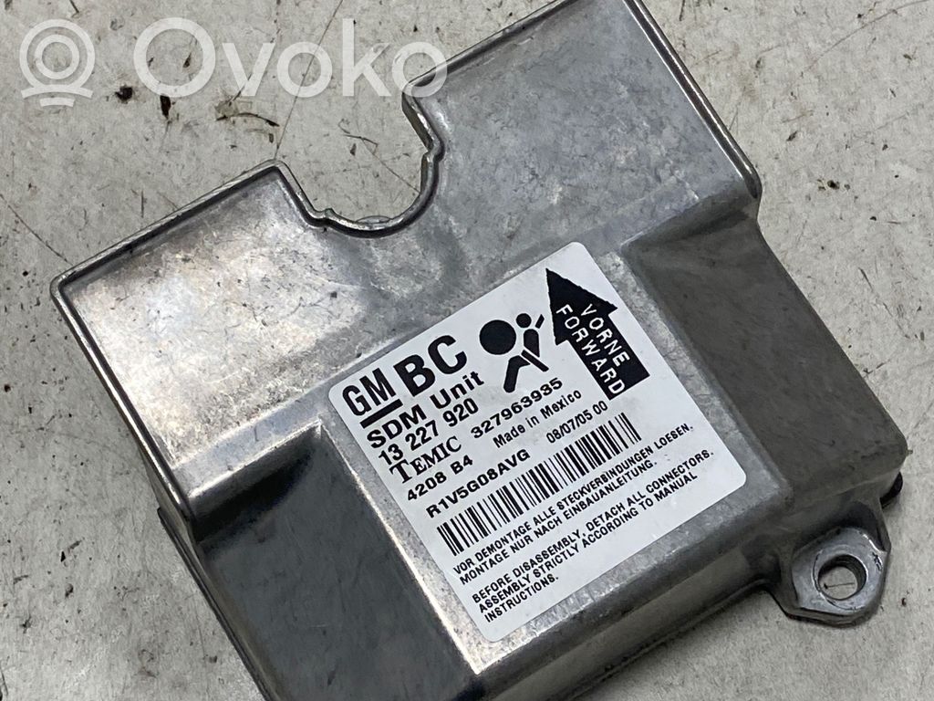 Opel Astra H Sterownik / Moduł Airbag 