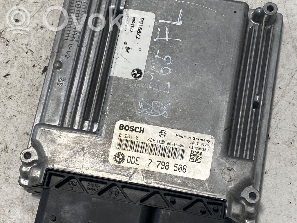 BMW 7 E65 E66 Motorsteuergerät/-modul 