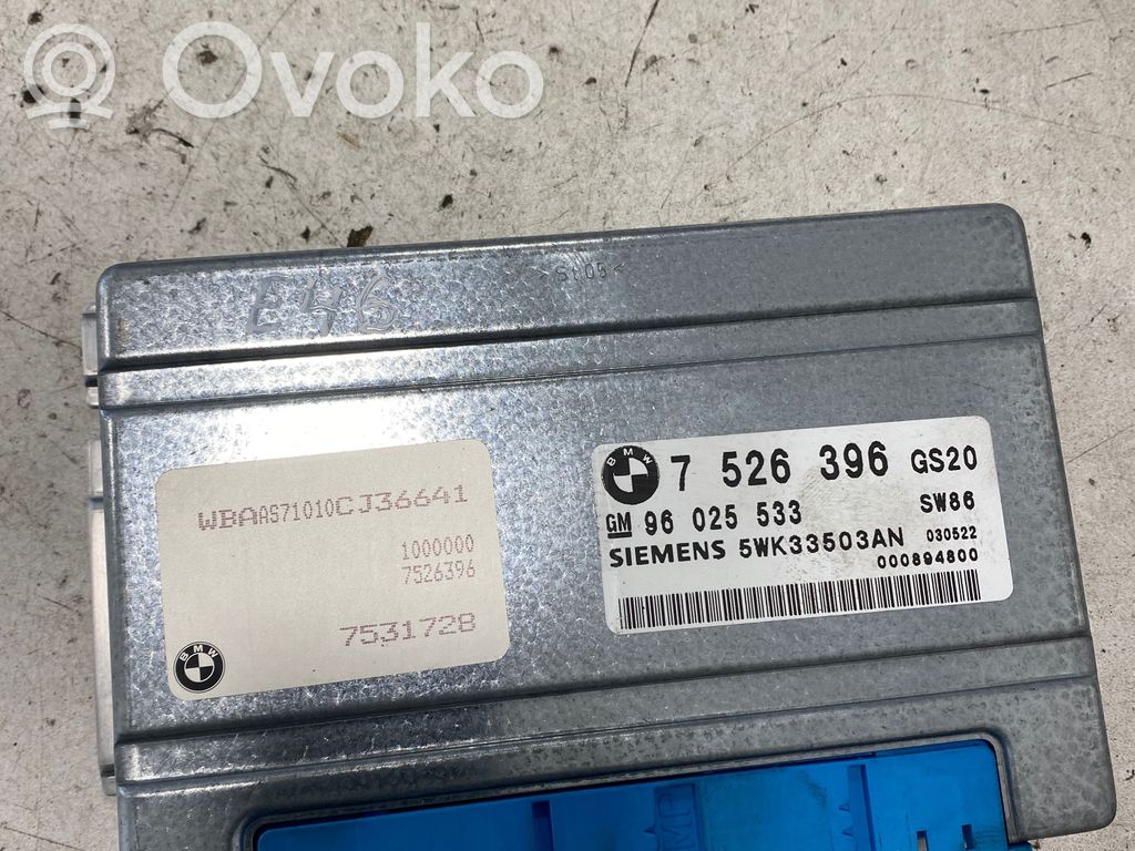 Gearbox control unit/module   7526396,5WK33503AN,96025533