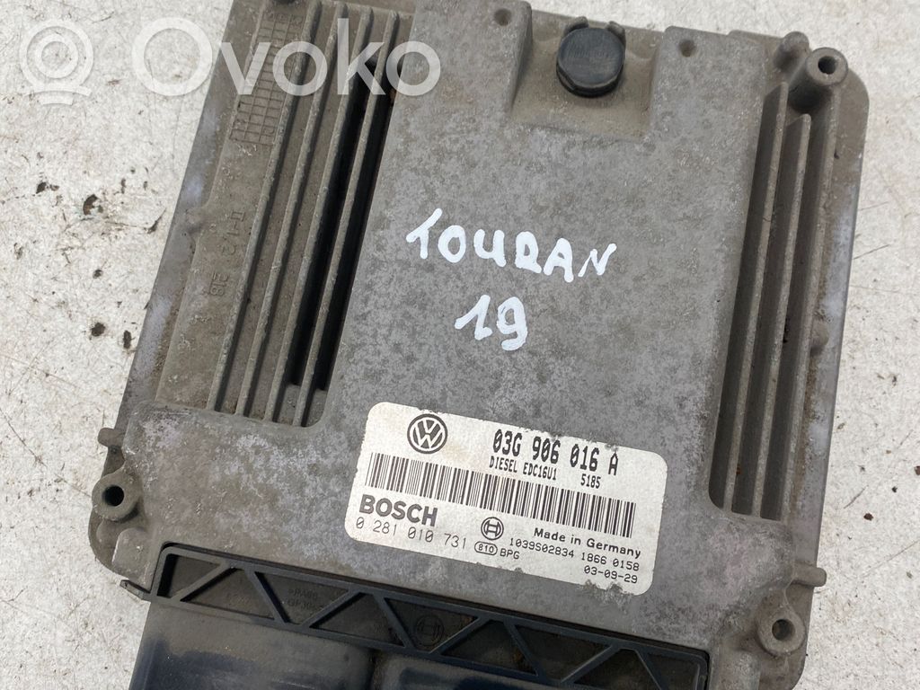 Volkswagen Touran I Unitate/modul de control motor 