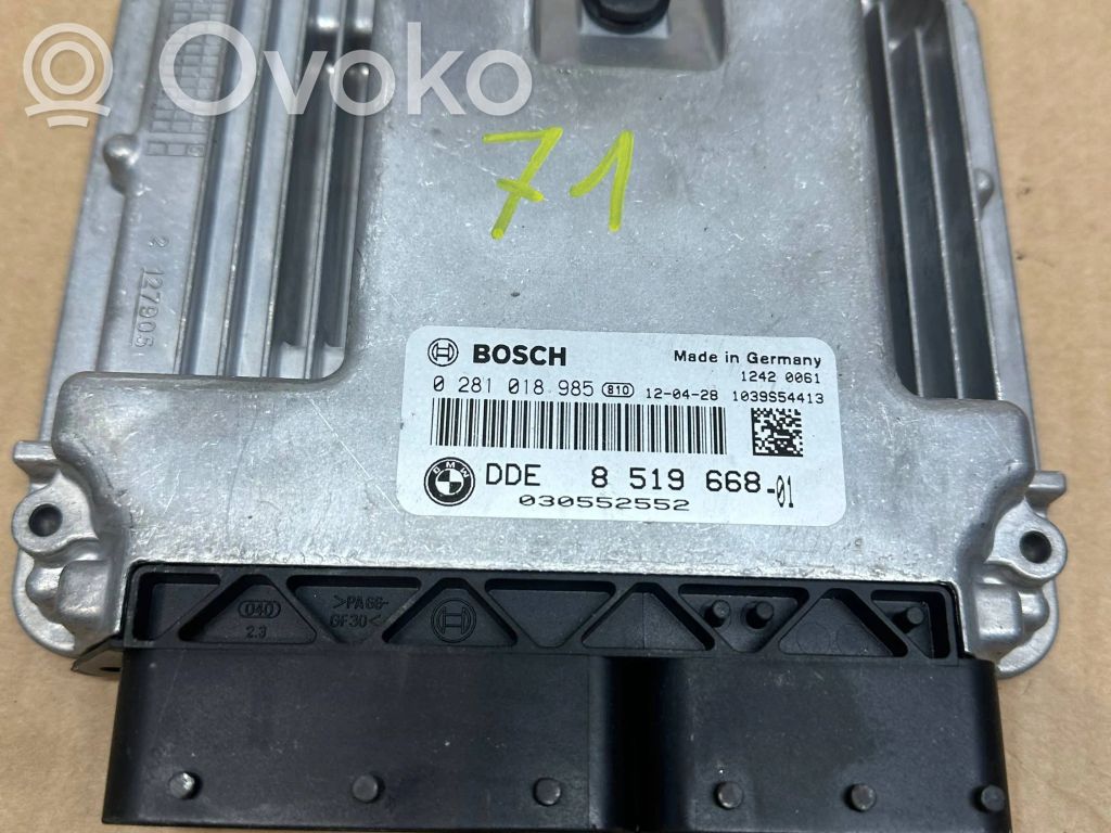 BMW 3 E90 E91 Engine control unit/module 