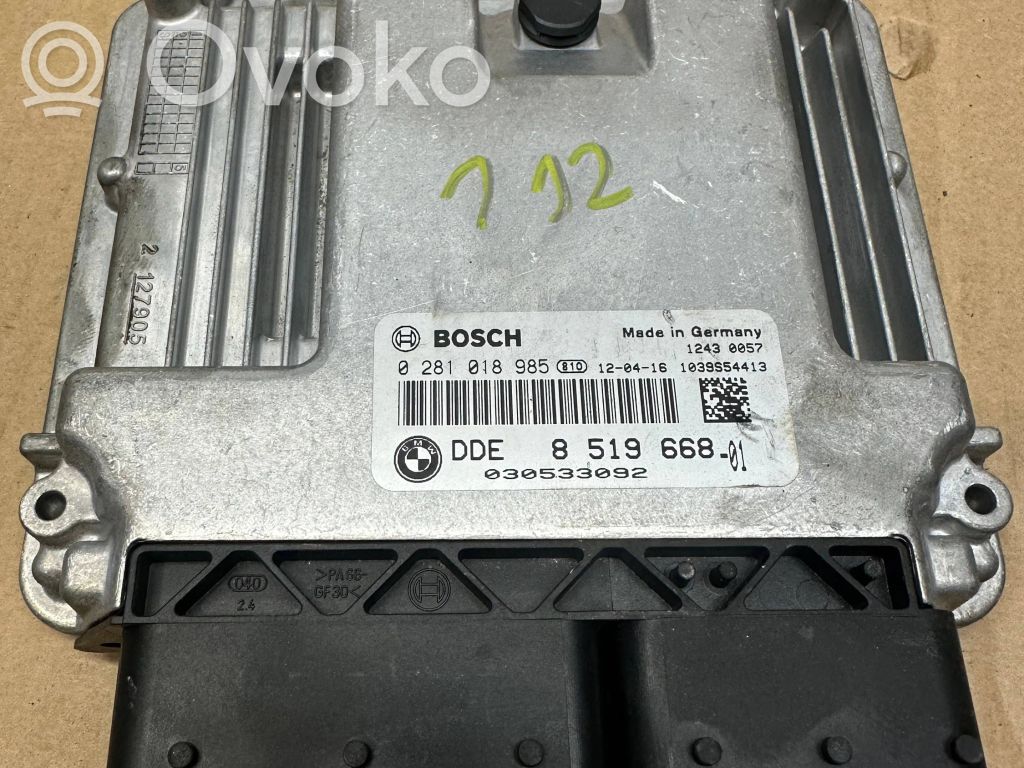 BMW 3 E90 E91 Engine control unit/module 