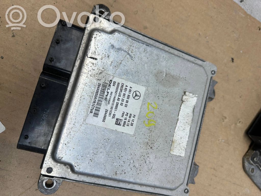 Mercedes-Benz C W205 Engine control unit/module ECU 