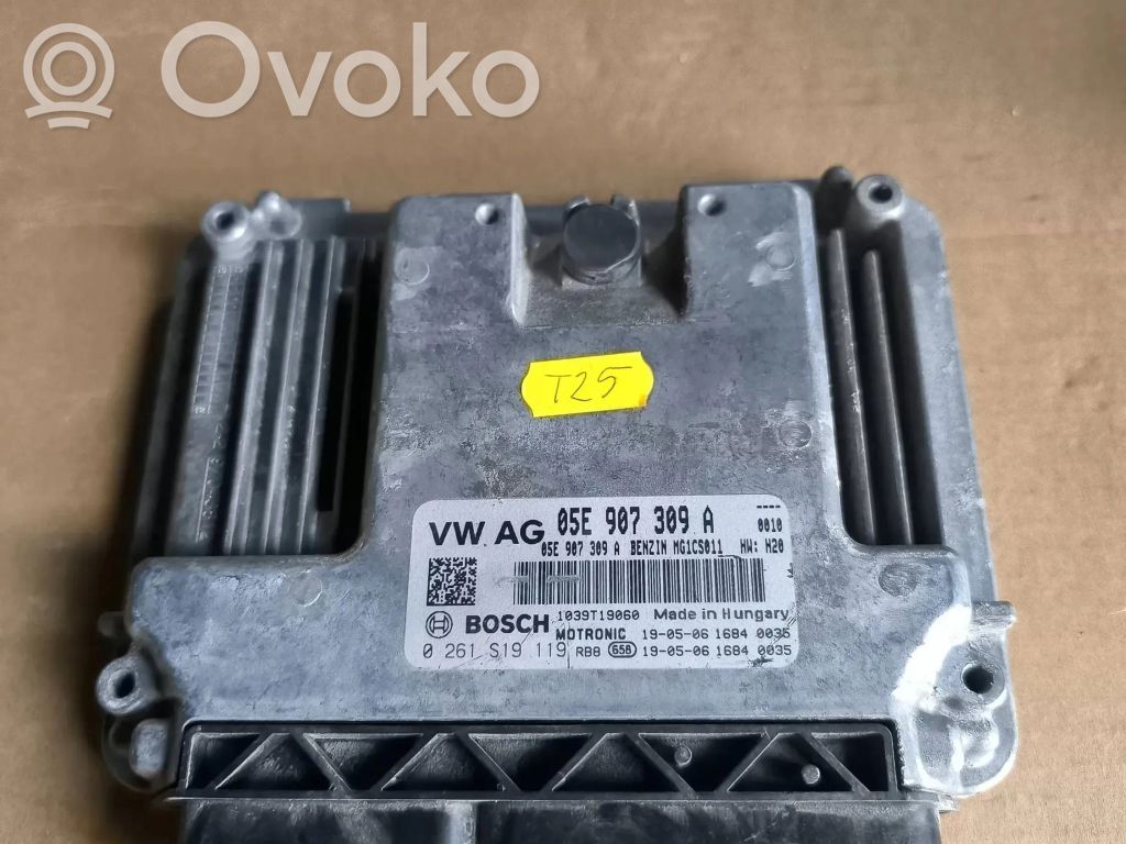 Seat Leon (5F) Engine ECU kit and lock set 