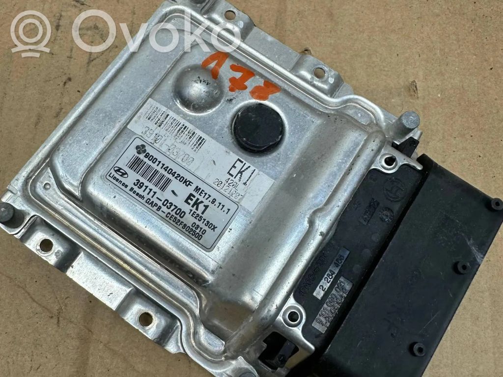 Hyundai i20 (PB PBT) Komputer / Sterownik ECU i komplet kluczy 